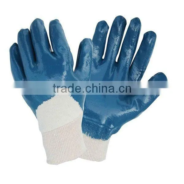 Fully dipped nitrile coated work glove