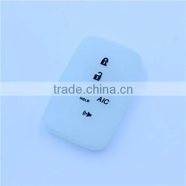 Silicone car key covers, remote key case for toyota 5 buttons with A/C buttons