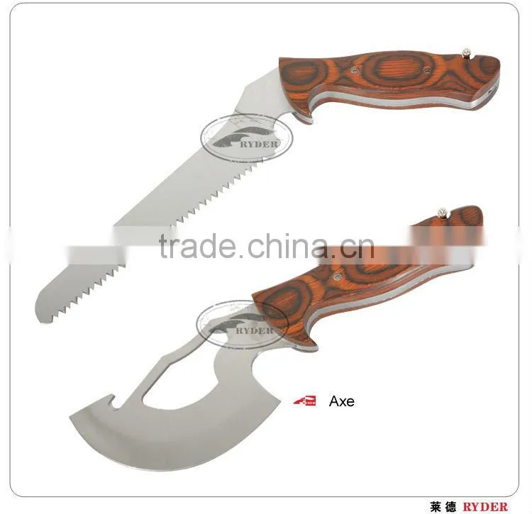 Knife kit set(including knife ,saw,axe)