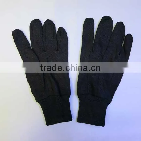 PVC Dotted Cotton Drill Safety Work Gloves