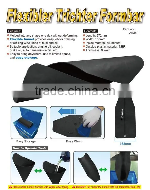 Flexibler Trichter Formbar
