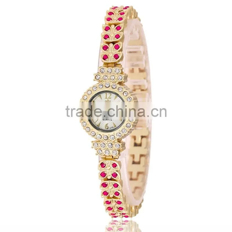 2017 mini lovely round dial sexy women's watch french style lady watch