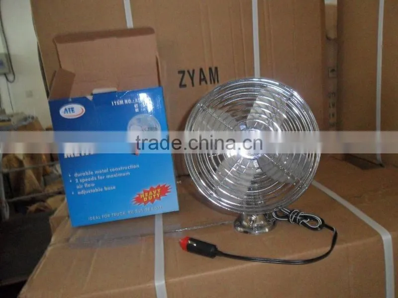 DC 12v / 24v Clip Car Fan With Swith By Ningbo