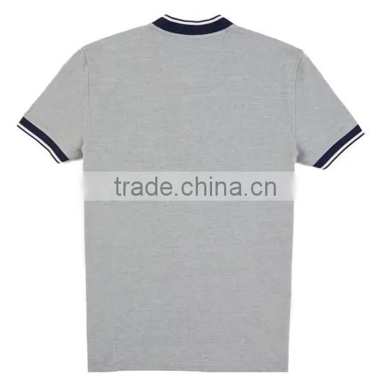 factory direct sale slim fit styling color block baseball vented hem polo shirt in China