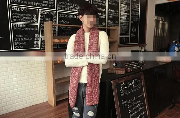 winter latest fashion elegant wear Korean style special blending knit men and women new scarf made in china