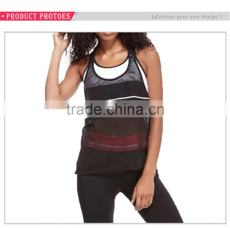 Last Design Printed Muscle Wholesale Body Building Wear TankTop Women Fitness
