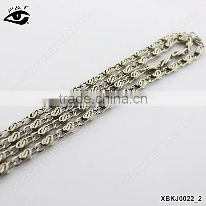 120cm Silver Detachable Metal Chains for Bag Zinc Alloy Plating Jewelry Chain Bag Hardware Accessories for Bag