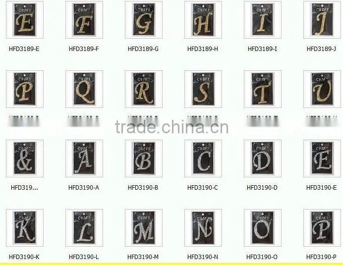 Fashion iron on letters wholesale for t shirt high quality