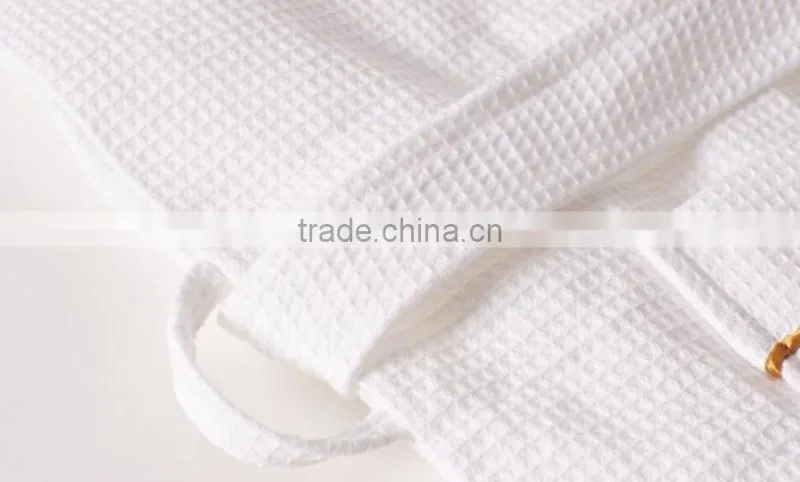 100% Cotton Wholesale Luxury Hotel Waffle Bathrobe For Men And Women