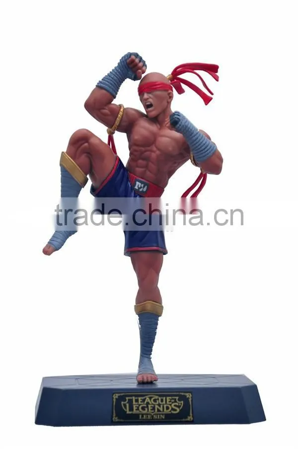 SV-LOL023 Sveda Hot Game toys League of Legends The Blind Monk Lee Sin action figure PVC dolls wholesale statue game toys