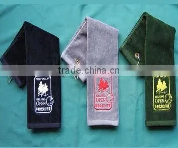 100% cotton golf towel