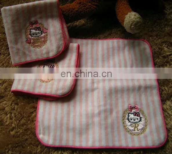 Lovely terry cotton children hand towel/children hankerchief