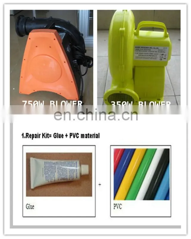 factory price double tunnels inflatable obstacle course for sale, giant inflatable obstacle