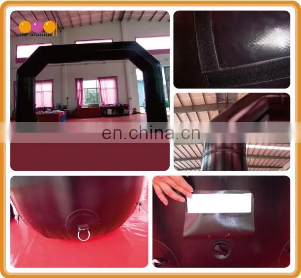 inflatable black arch doors for adversting