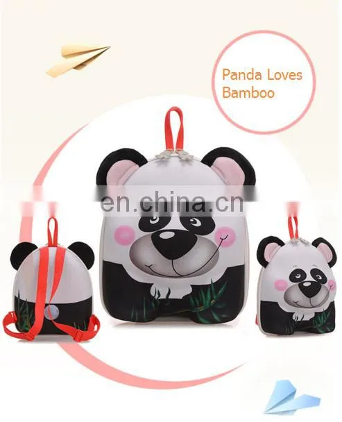 Colorful cute animal cartoon school backpack for primary students