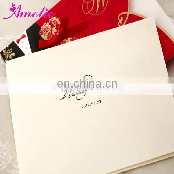 ACW1051 Stock Bride&Bridegroom Wedding Invites Card