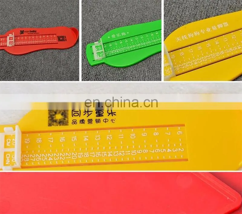 BSCI Adult Children kids Shoes Size Helper plastic Foot measurer