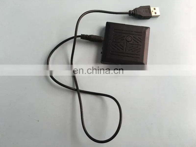 t-shirt EL panel with wireless lithium USB rechargeable inverter sound active