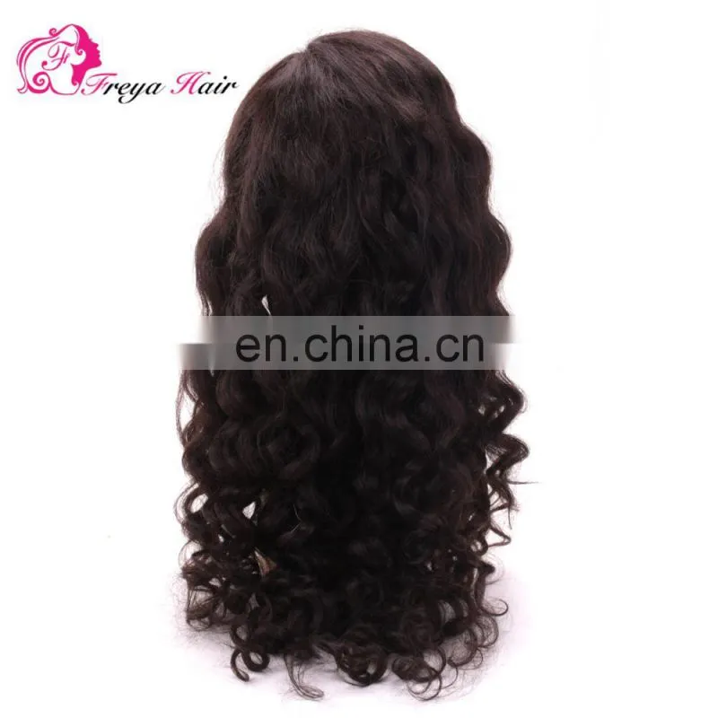 2017 New Designed Virgin Indian Women Hair Wig Body Wave Cheap Price Glueless Full Lace Human Hair Wig For Black Women