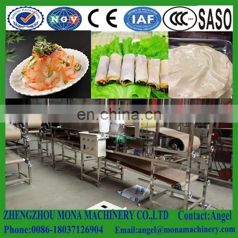 Chinese snack steamed cold rice noodles making machine tamales machine