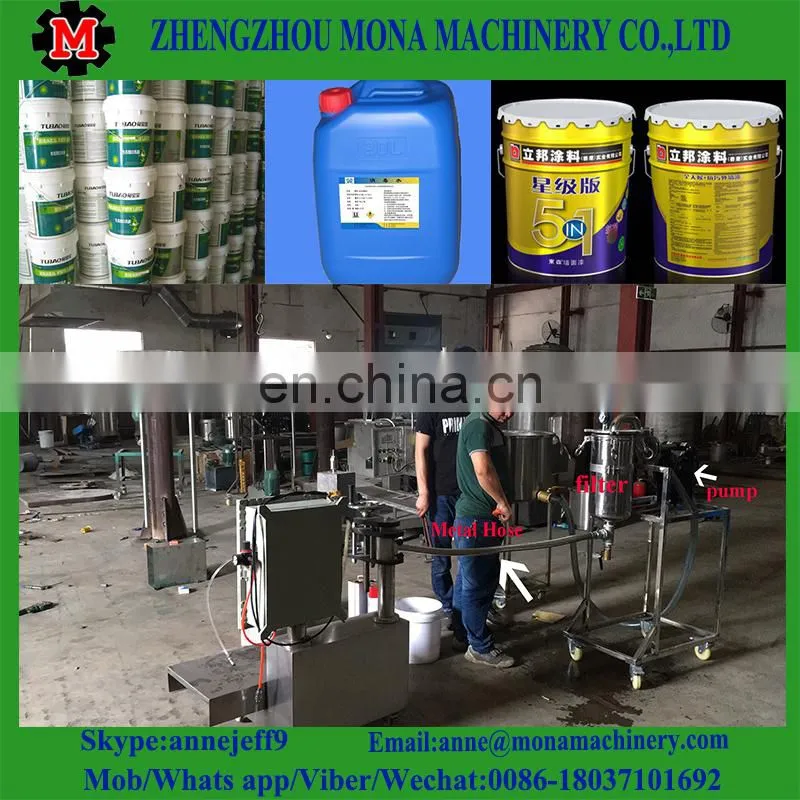 Paint filling equipment Filling Machine/paint packing and capping machine, semi-automatic liquid filling equipment