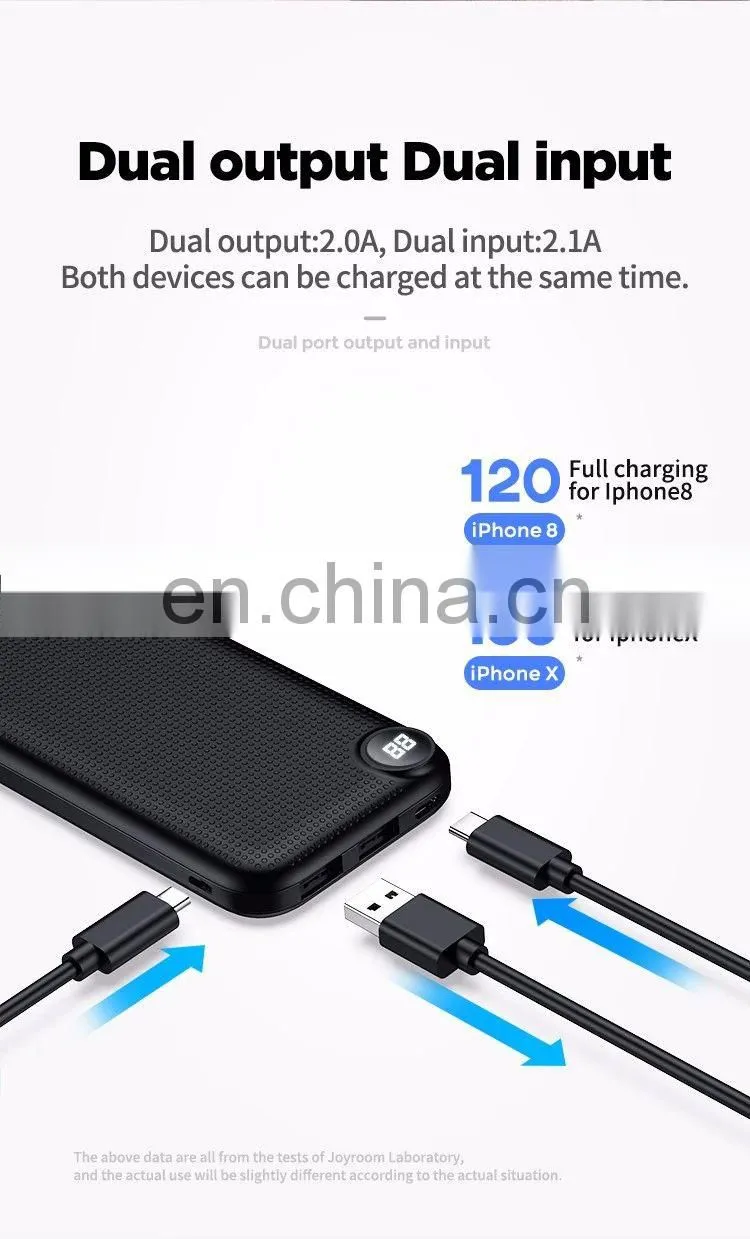 Joyroom power banks 10000mah power bank smart power bank 10000mah
