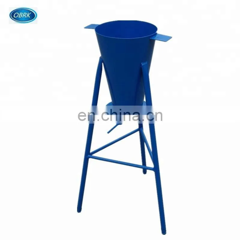 Steel Inverted Slump Cone For Concrete Test Slump Cone, Base and Rod Set