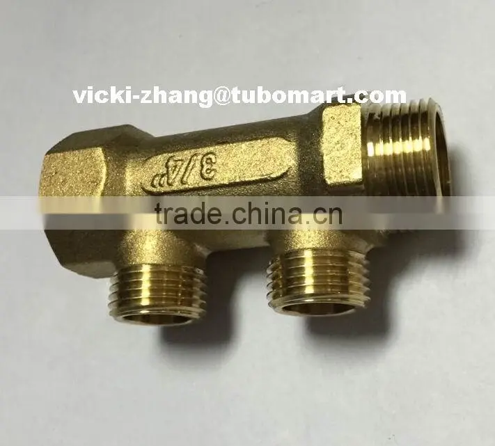 Forged Brass Pex Manifolds, Underfoor Heating Manifolds Factory for Wholesaler