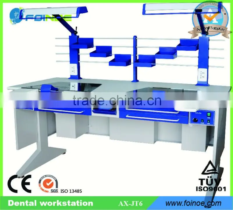 EM-LT6 Double Dental lab Workstation for laboratory with CE