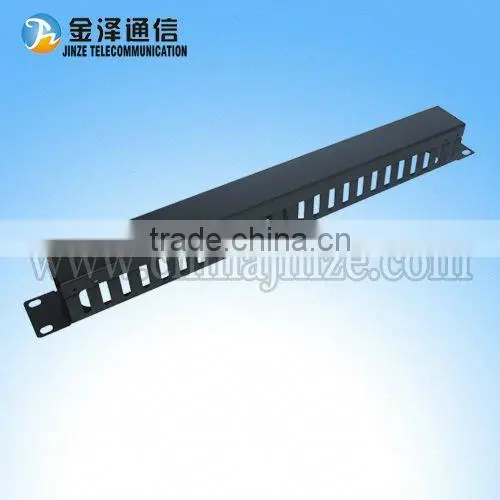 12 port metal+plastic 1 U Cable Manager for telecom