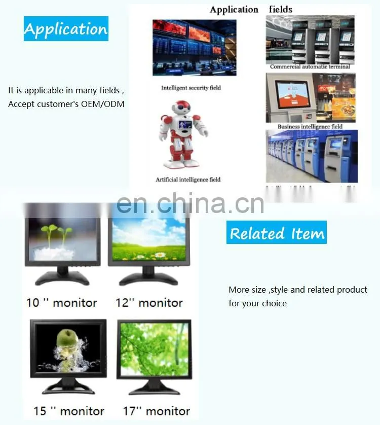 Factory direct sell best quality pos system lcd monitor pc screen