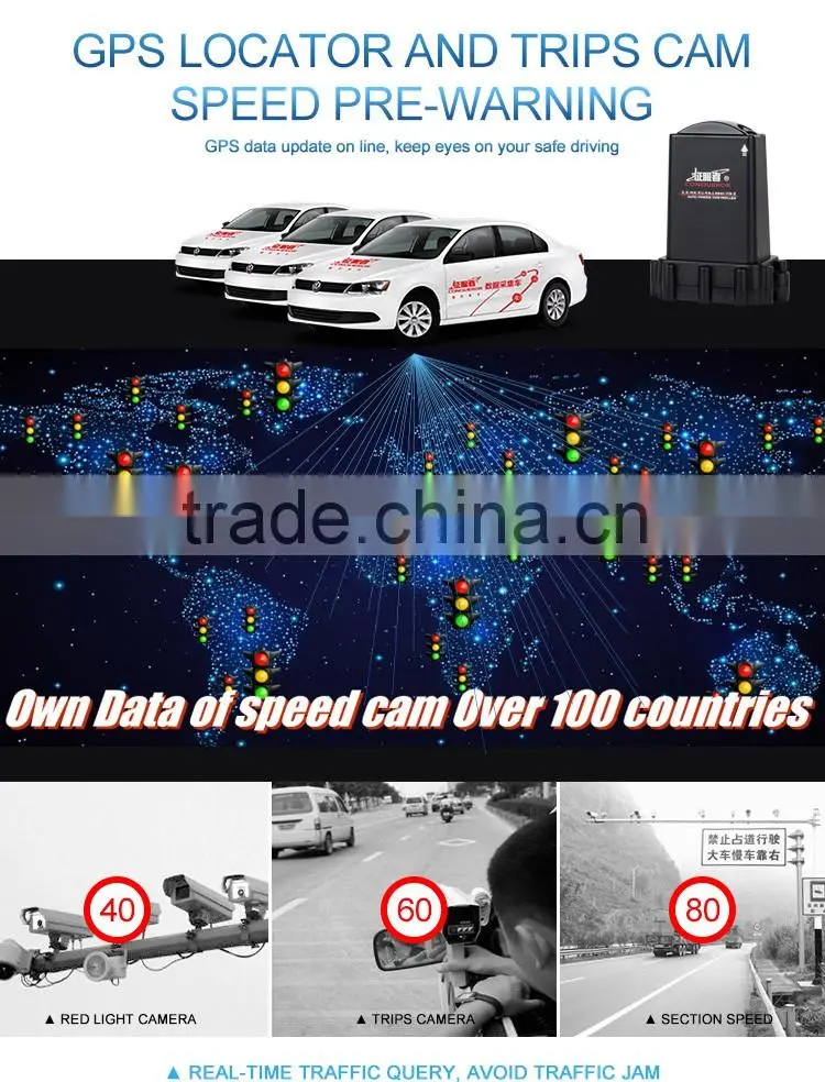 2016 Hidden mini car dvr wireless radar detector 2.4inch Screen HD 1080P Car DVR Camera and Radar Speed Alarm