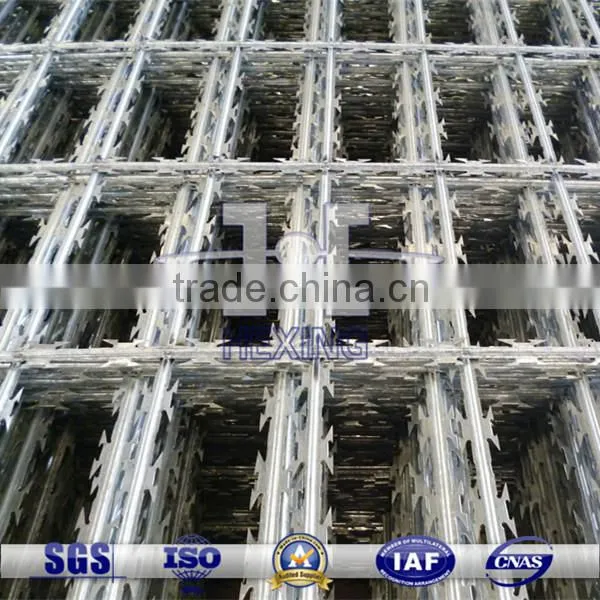 BTO-22 Hot Dip Galvanized Welded Razor Wire Mesh Fence