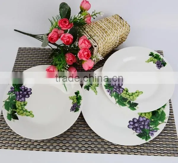 porcelain 18pc dinner set, poland porcelain dinner set, cheap christmas dinnerware
