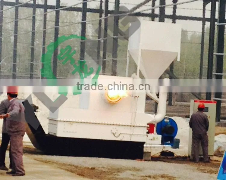 automatic discharging pellet burner