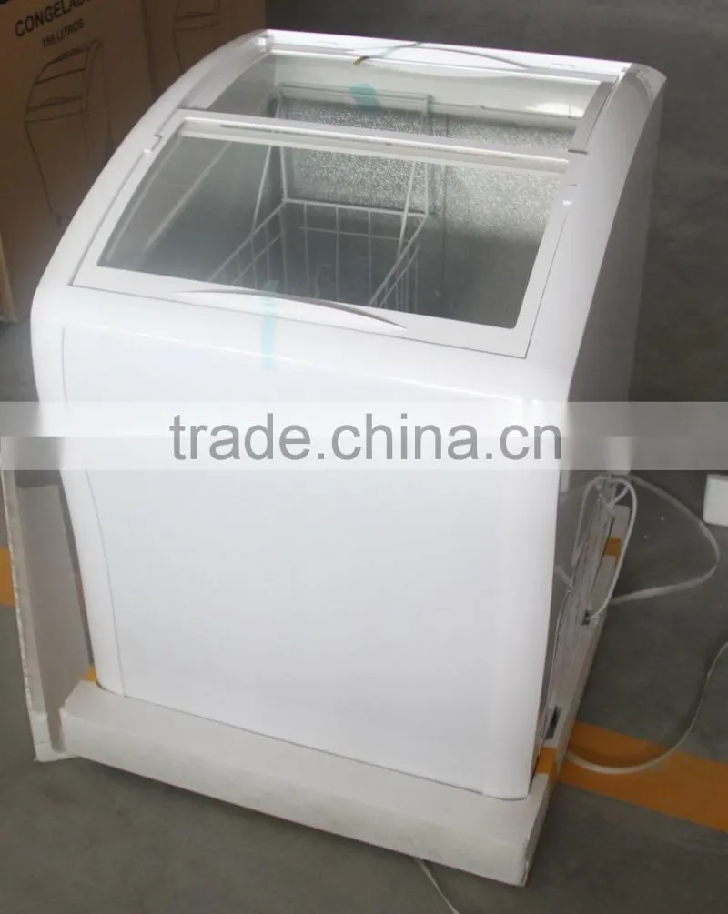 small size freezer cheap deep freezer portable ice cream display freezer