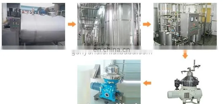 Factory 500L per hour Evaporated milk making filling canning machine processing plant Sweetened condensed milk production line
