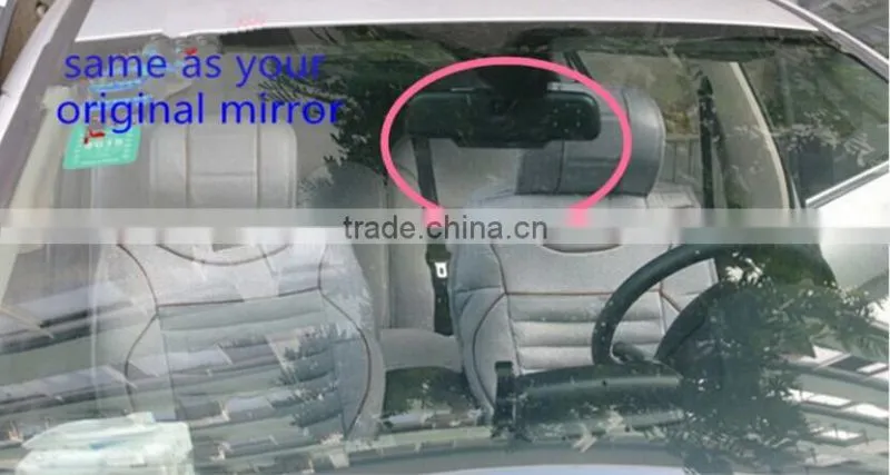 full HD dual camera car dvr two ways recorder