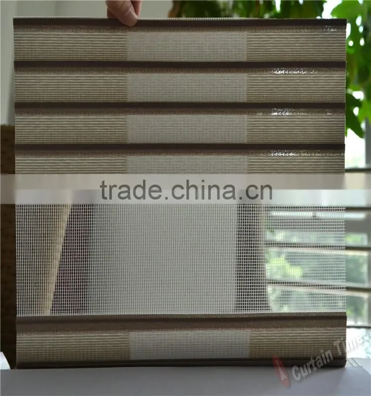 2016 wholesale factory drape window / zebra blind / horizontal roller blind