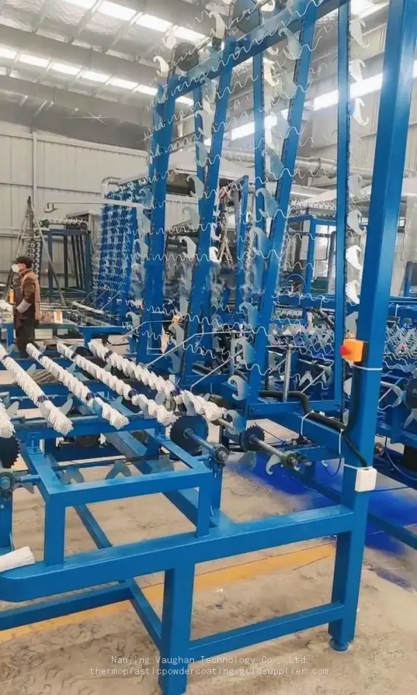 Línea de recubrimiento por inmersión en plástico profesional: Solución ideal para la producción de alambre ondulado en zigzag