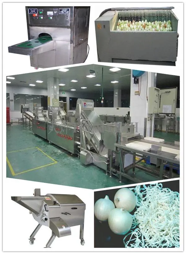 Factory Genyond Hot Sales Industrial Full Automatic Onion Peeler Peeling & Roots tails Two Edds Cutting Machine