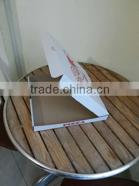 customized paper pizza in box