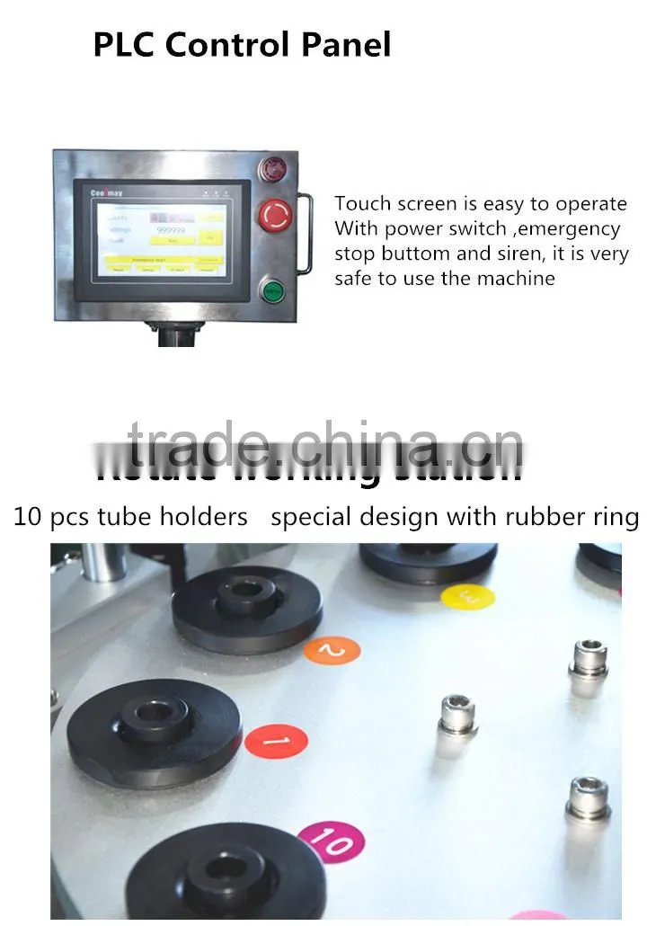 The Plastic Tubes And Plastic-Aluminum Laminated Tubes Filling And Sealing Machine