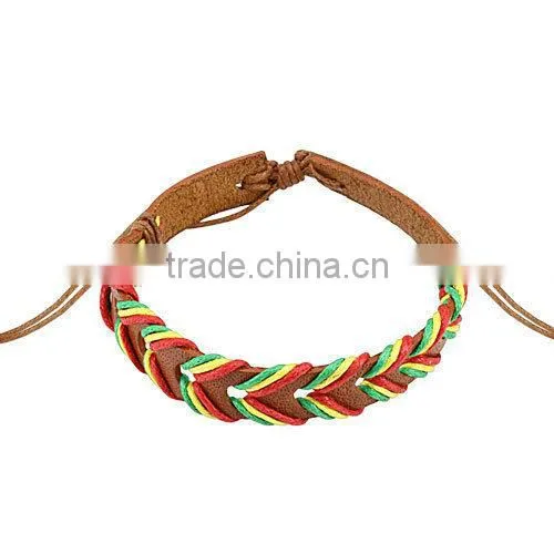 Classic Men genuine leather wristband bracelet