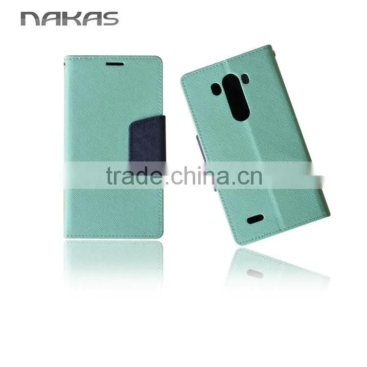 Alibaba phone case manufacturer Direct Sale smartphone flip leather case for LG G3