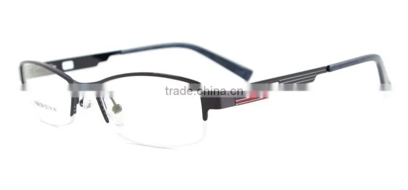 New Model Men Eyewear Metal Half Frame Glasses Frame