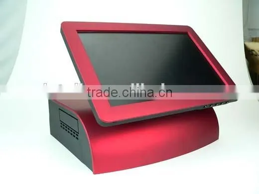 DTK-POS1578 Red Color OEM Accepted 15 Inch LED Touch POS System