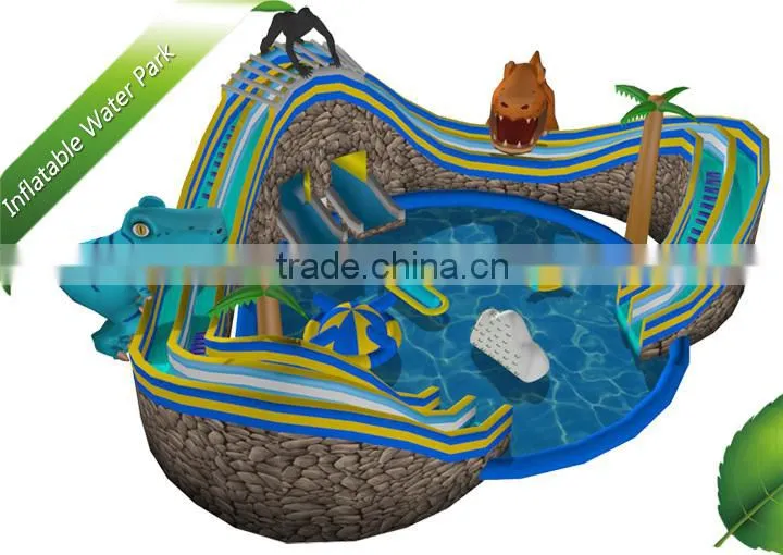 inflatable water park,land water park for sale,inflatable water park on the ground