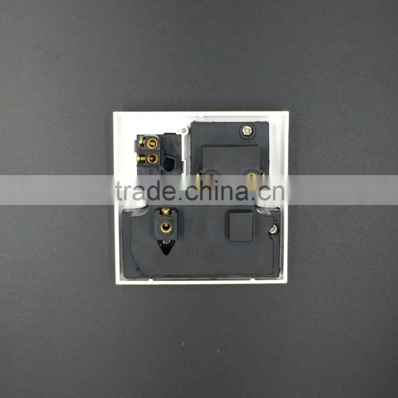 1 gang switch+8 pin socket, MF socket,multiple socket standard grounding socket