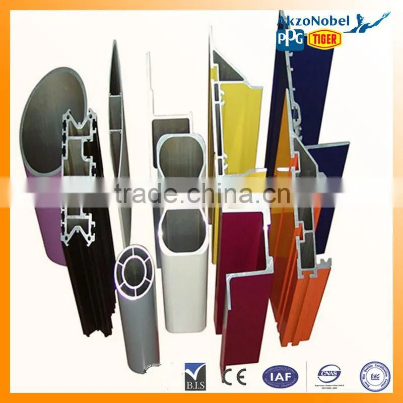 6063-T5 Material extruded aluminum profiles prices